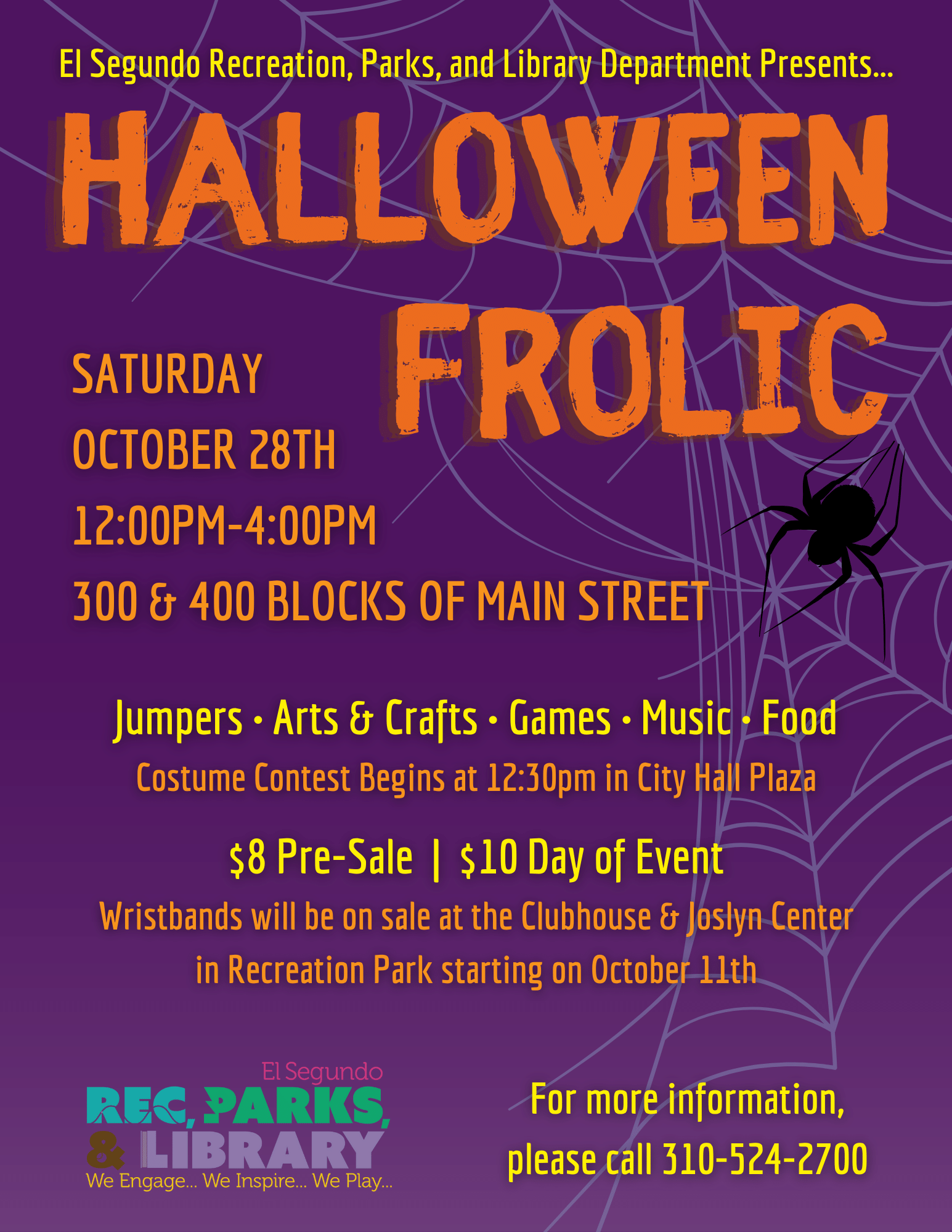 Halloween Frolic Flyer 10/28/2023