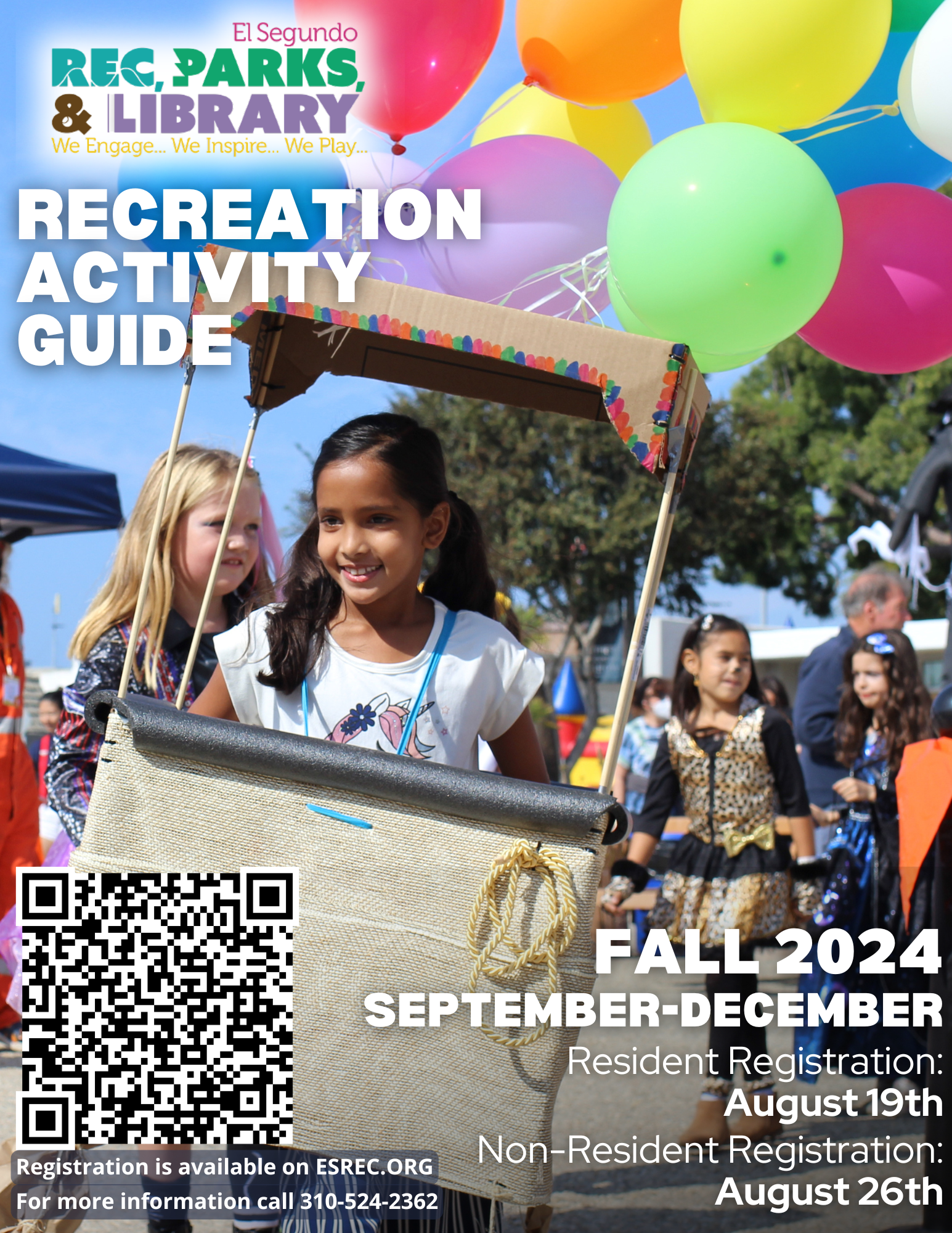 Fall 2024 Recreation Activity Guide Flyer